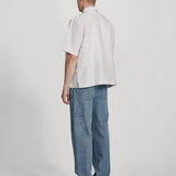 Linen Blend Box Fit Shirt - Tobacco Stripe COMMONERS | COMMONERS | Mad About The Boy