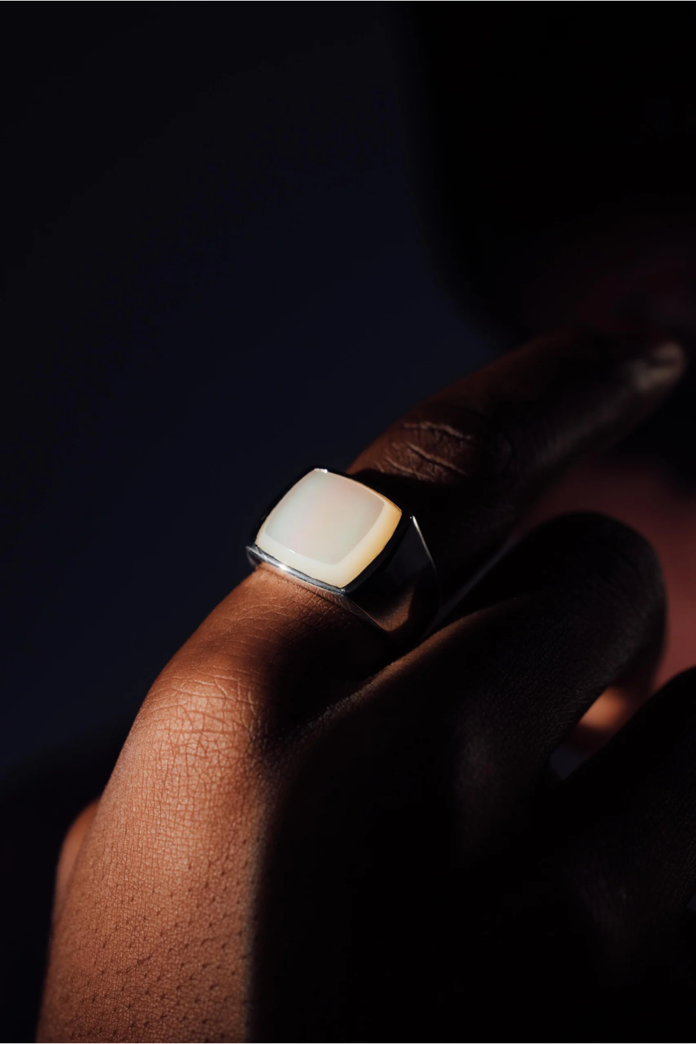 Cushion Signet - Mother of Pearl | DON DU CIEL | Mad About The Boy