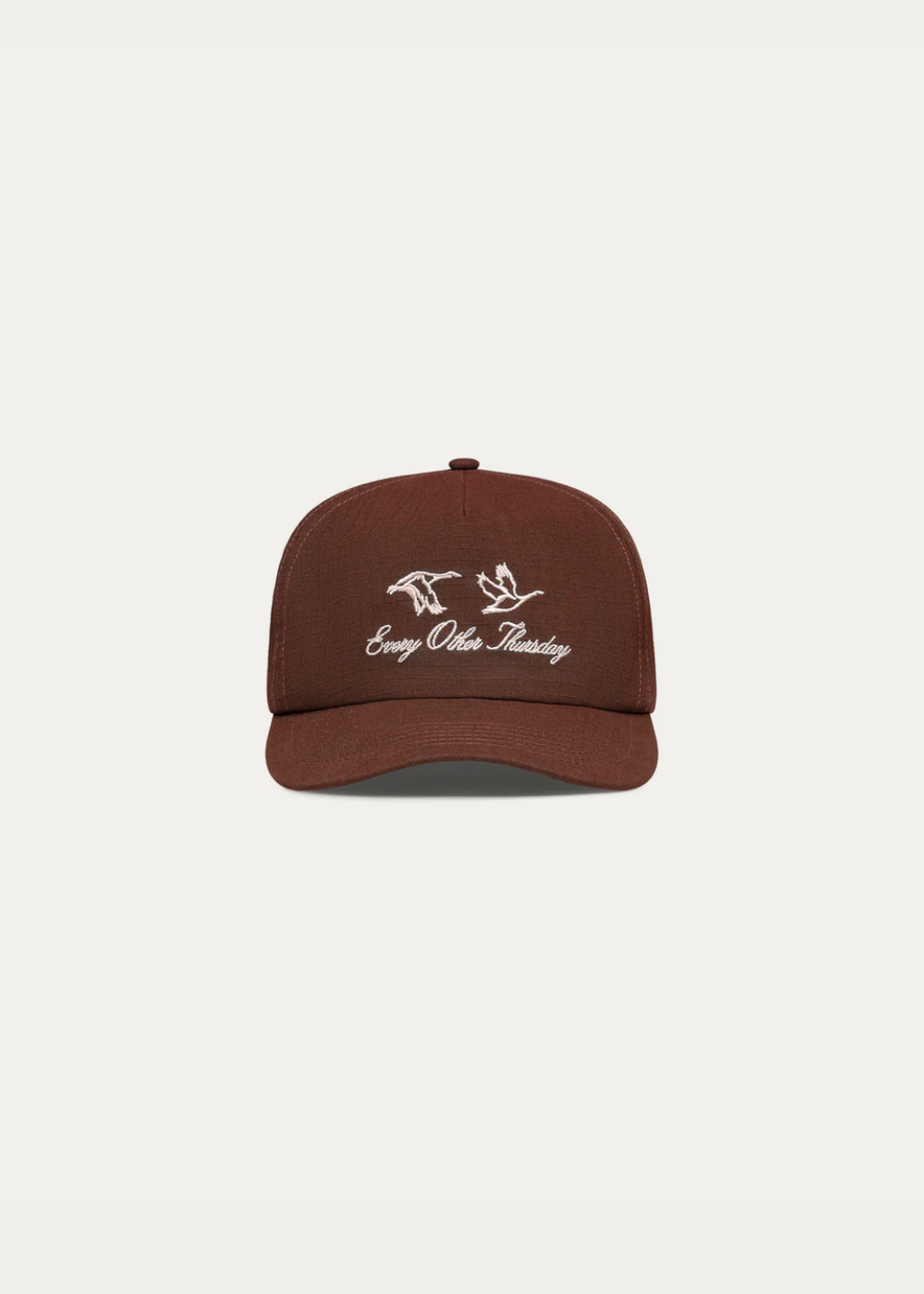 Ripstop Geese Logo Snapback - Brown | Every Other Thursday | Mad About The Boy