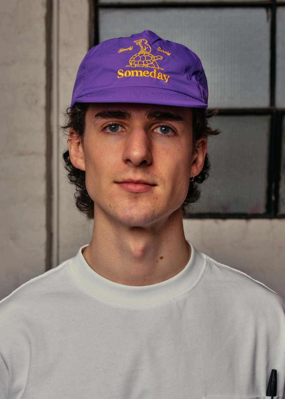 SOMEDAY FABRICATIONS SLOWLY SURELY NYLON CAP | PURPLE | Someday Fabrications | Mad About The Boy