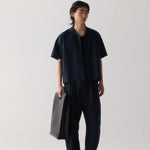 Dart Knee Pleated Trousers / Navy Suiting | PORTER JAMES SPORTS | Mad About The Boy
