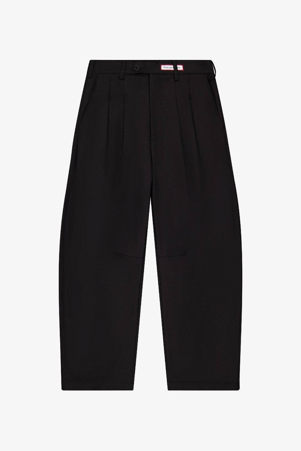 Dart Knee Pleated Trousers / Black Suiting | PORTER JAMES SPORTS | Mad About The Boy