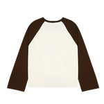 Checks Crew Raglan Jersey Cream/Brown | Checks Downtown | Mad About The Boy