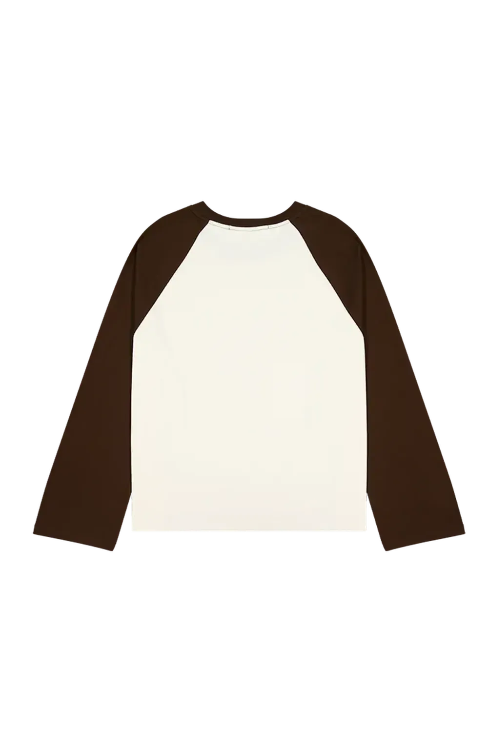 Checks Crew Raglan Jersey Cream/Brown | Checks Downtown | Mad About The Boy