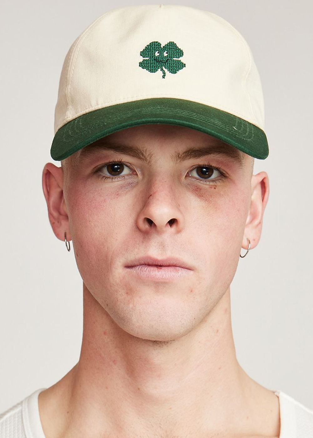 Brother Wolf Ripstop Lucky Off White/Green | Brotherwolf | Mad About The Boy