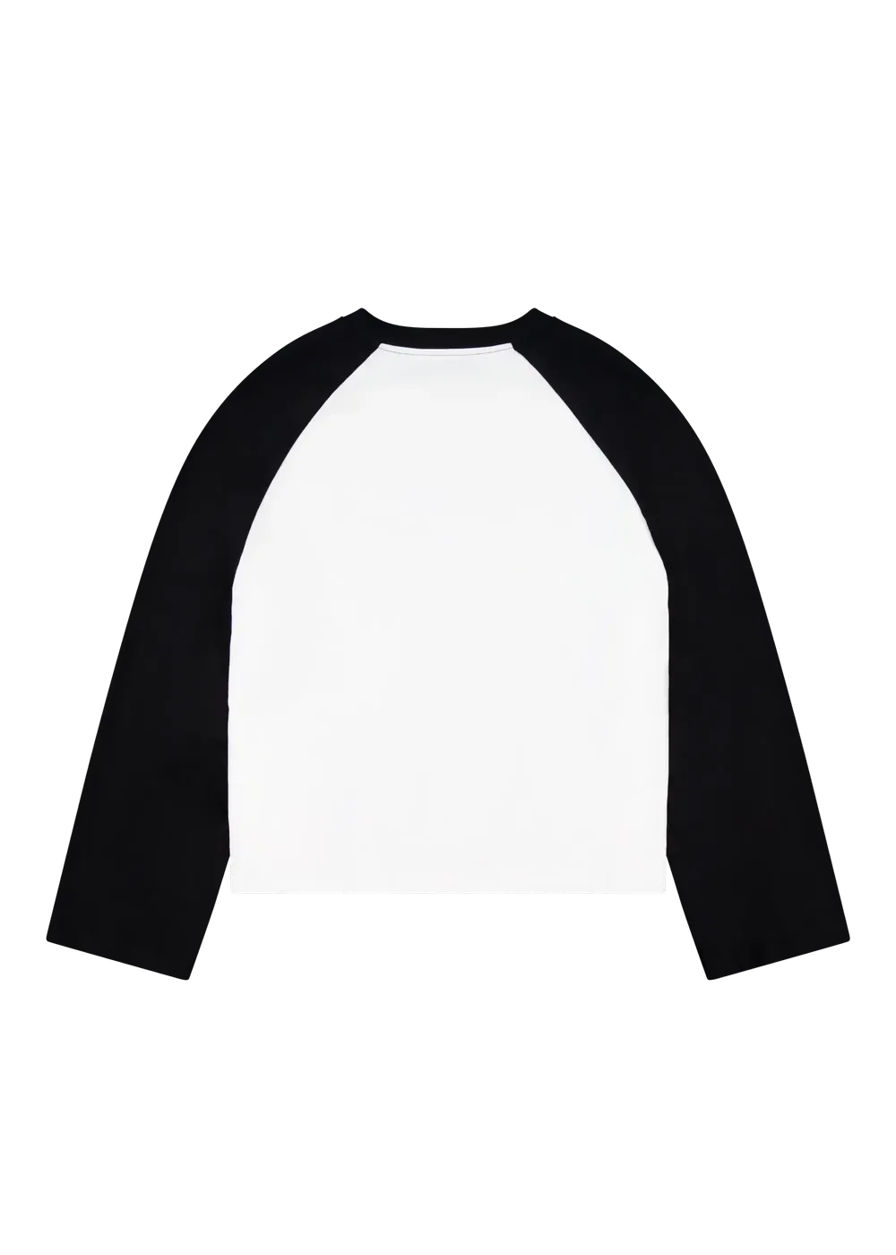 Crew Raglan Jersey - White/Black | Checks Downtown | Mad About The Boy