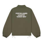 Porter James Sports Coaches Jacket Olive | PORTER JAMES SPORTS | Mad About The Boy