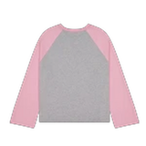 Checks Downtown Crew Raglan Jersey Grey/Pink | Checks Downtown | Mad About The Boy