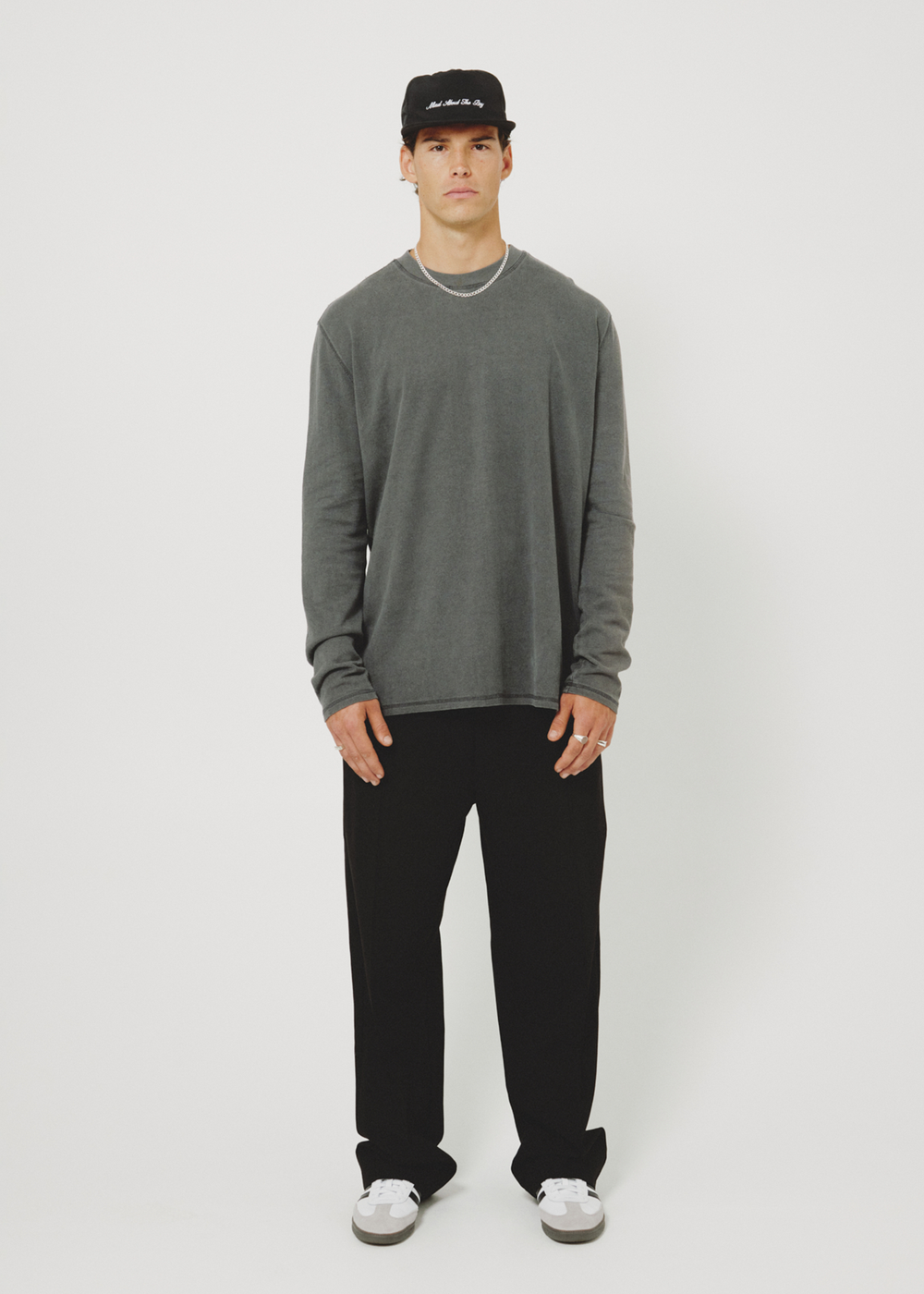 Commoners Hemp Jersey LS - Vintage Grey | COMMONERS | Mad About The Boy