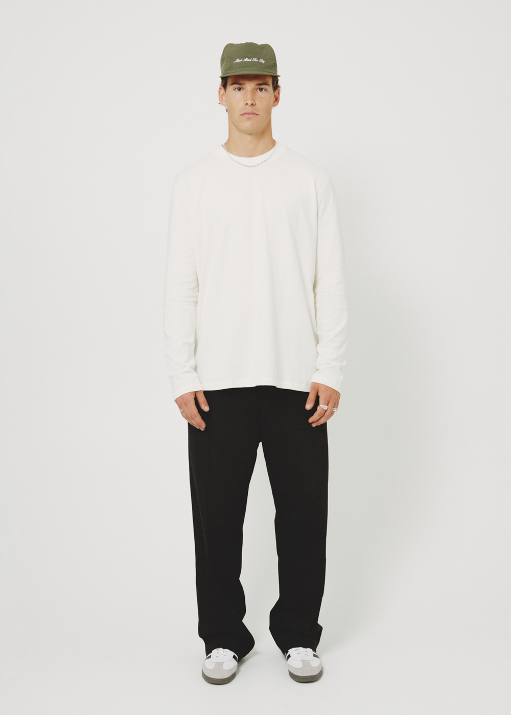 Commoners Hemp Jersey LS - Rice White | COMMONERS | Mad About The Boy