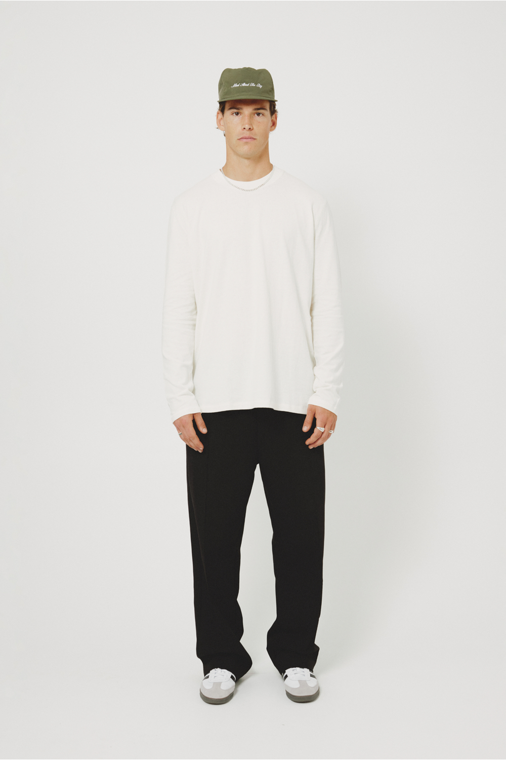 Commoners Hemp Jersey LS - Rice White | COMMONERS | Mad About The Boy