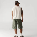Porter James Sports Knitted Mesh Vest Ivory | PORTER JAMES SPORTS | Mad About The Boy