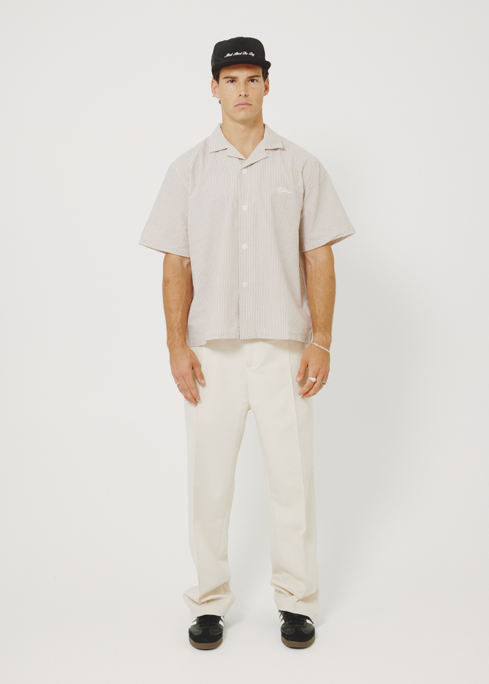 Porter James Sports Revere Shirt - Oak Seersucker | PORTER JAMES SPORTS | Mad About The Boy