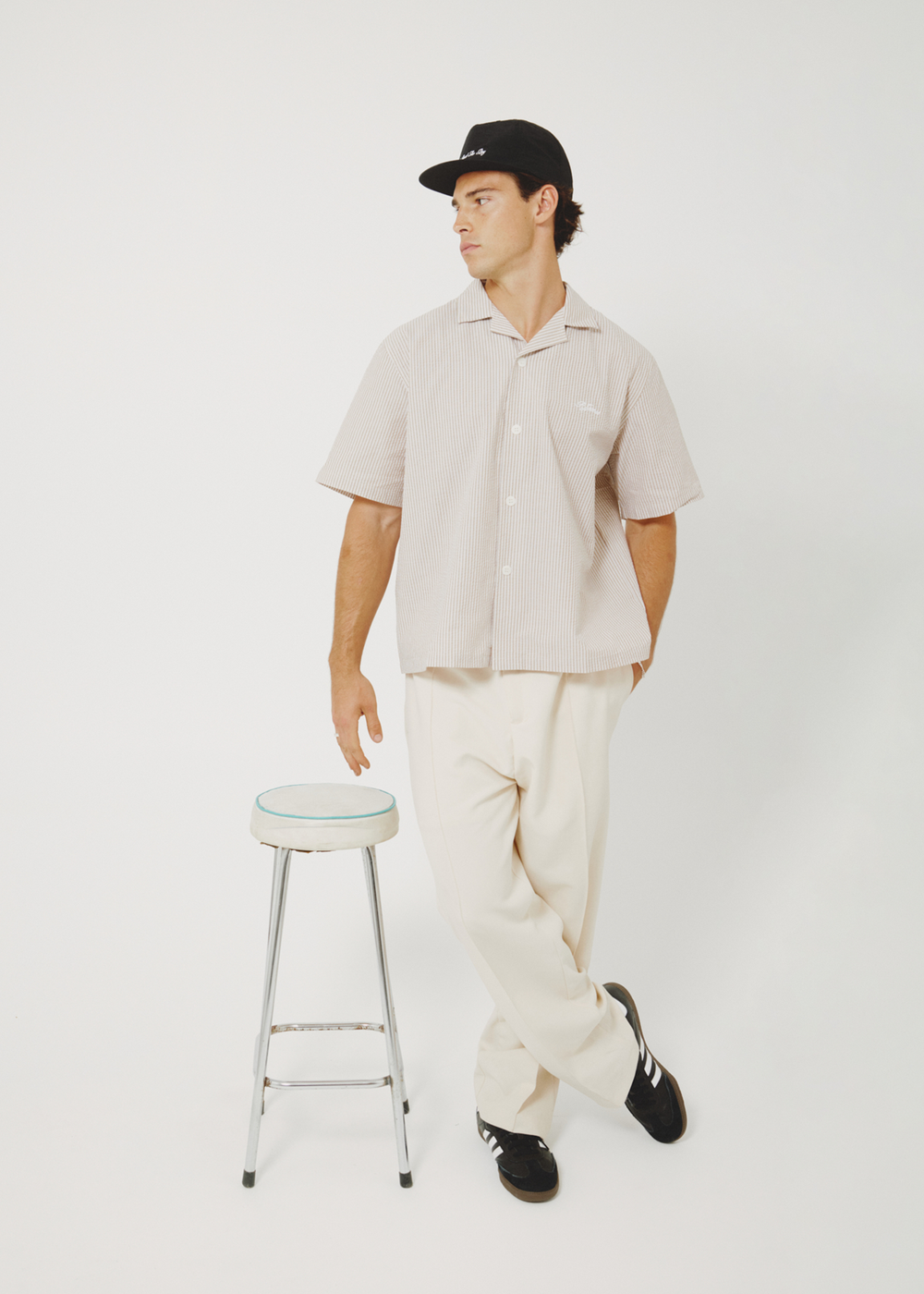 Porter James Sports Revere Shirt - Oak Seersucker | PORTER JAMES SPORTS | Mad About The Boy