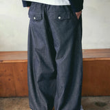 Hakama Pant - Black Denim