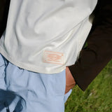 Checks Crew Raglan Jersey Cream/Brown | Checks Downtown | Mad About The Boy