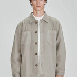 Commoners Mens Drill Utility Shacket Vintage Smoke | COMMONERS | Mad About The Boy