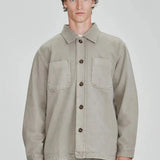 Commoners Mens Drill Utility Shacket Vintage Smoke | COMMONERS | Mad About The Boy