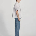 Linen Blend Box Fit Shirt - Tobacco Stripe COMMONERS | COMMONERS | Mad About The Boy