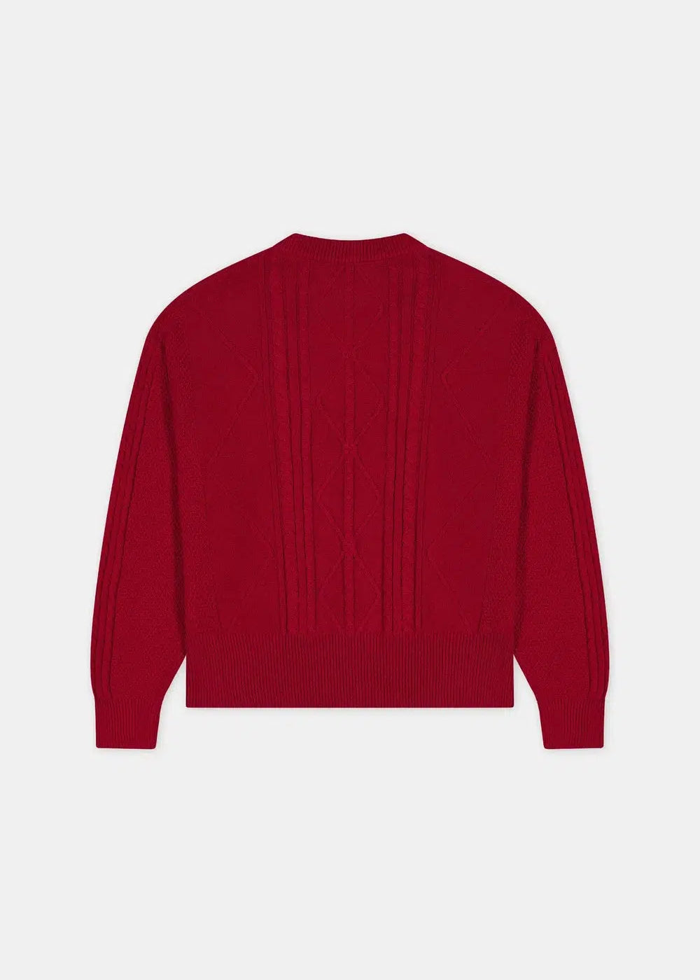 Porter James Sports Cricket Cable Knit Red | PORTER JAMES SPORTS | Mad About The Boy