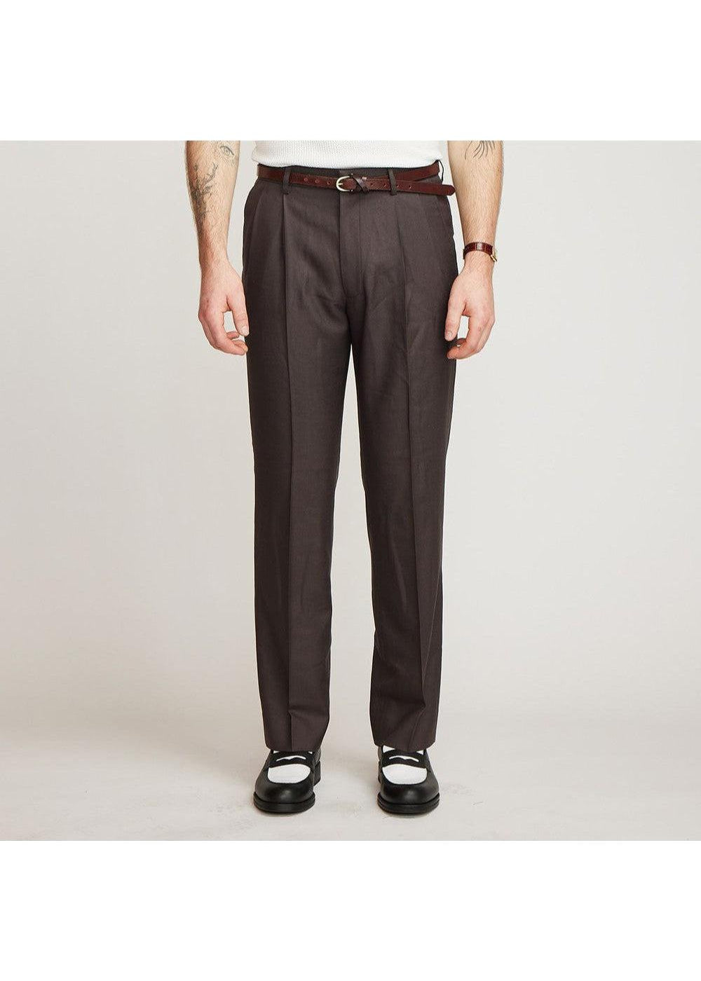 Brother Wolf Tropez Pants Brown | Brotherwolf | Mad About The Boy