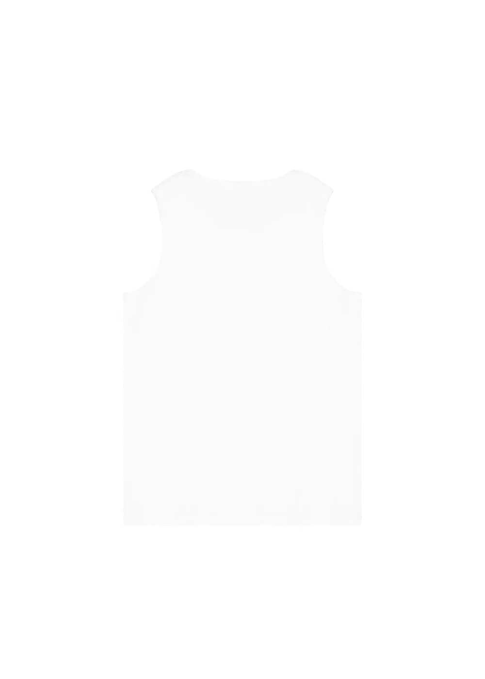 Ribbed Tank White | Checks Downtown | Mad About The Boy