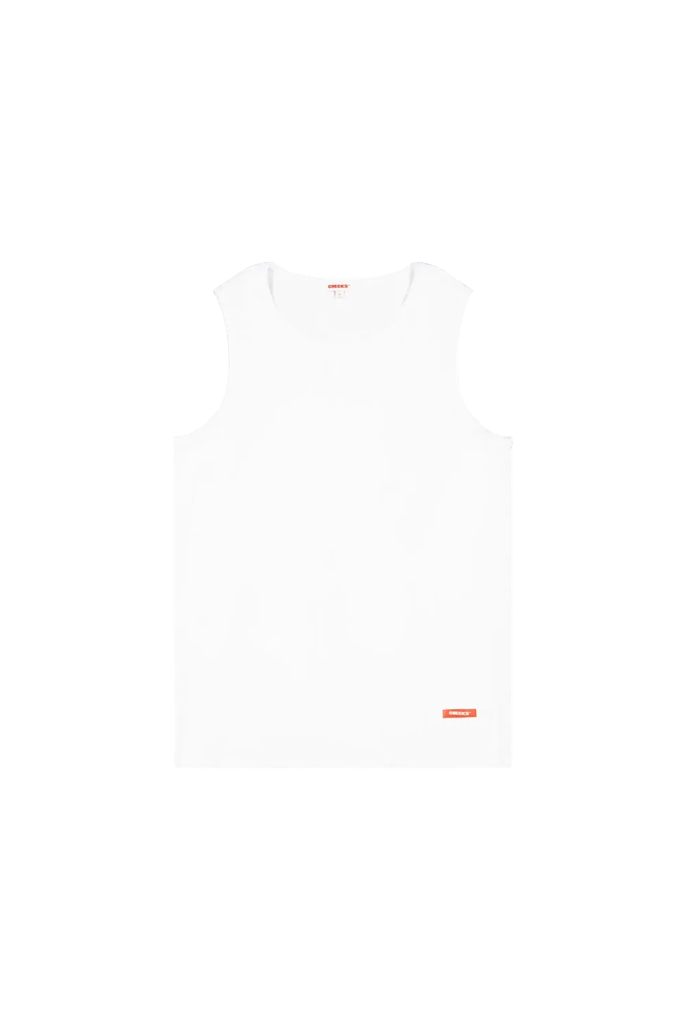 Ribbed Tank White | Checks Downtown | Mad About The Boy