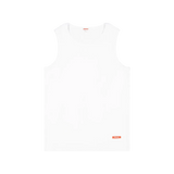 Ribbed Tank White | Checks Downtown | Mad About The Boy