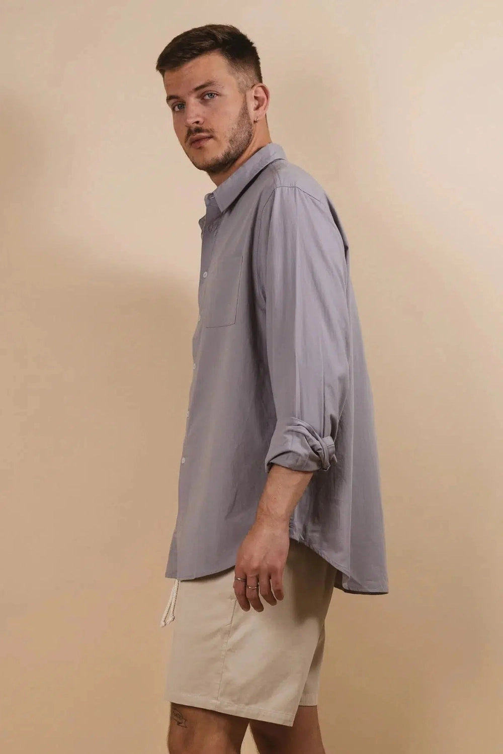 Valley Poplin LS / Ash | Kore Studios | Mad About The Boy